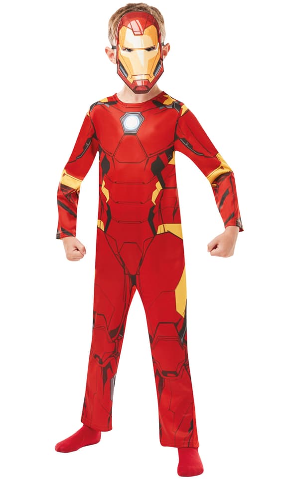 Iron Man Utklädningdräkt  (2-9 år) (Stl. 140/9-10)