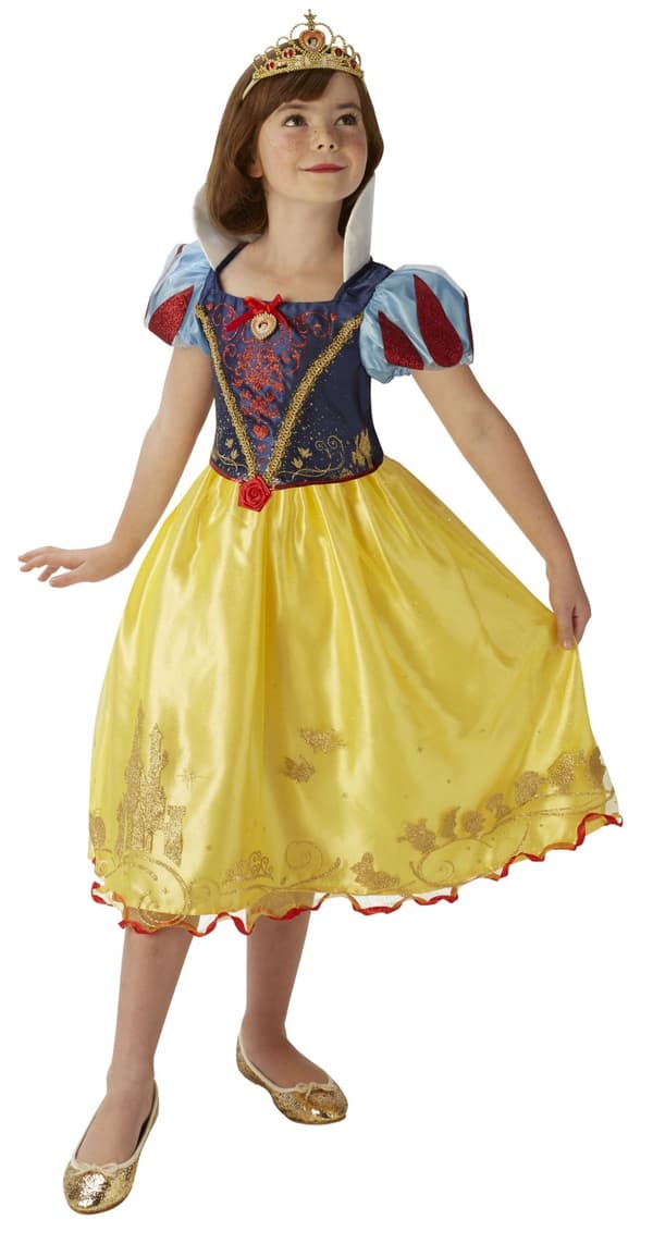 Disney Prinsessan Snövit Deluxe Klänning utklädning (Stl.128/L)