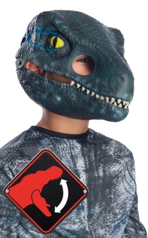 Jurassic World Velociraptor ''Blue''  Flexibel Dinosaur Mask