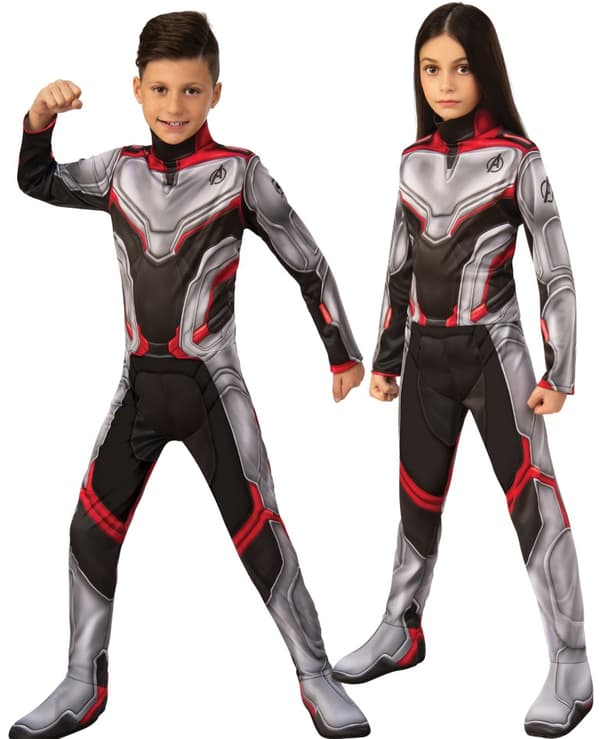 Avengers ENDGAME TEAM SUIT  Barn Utklädning (3-7 år)(Stl. 132/M)