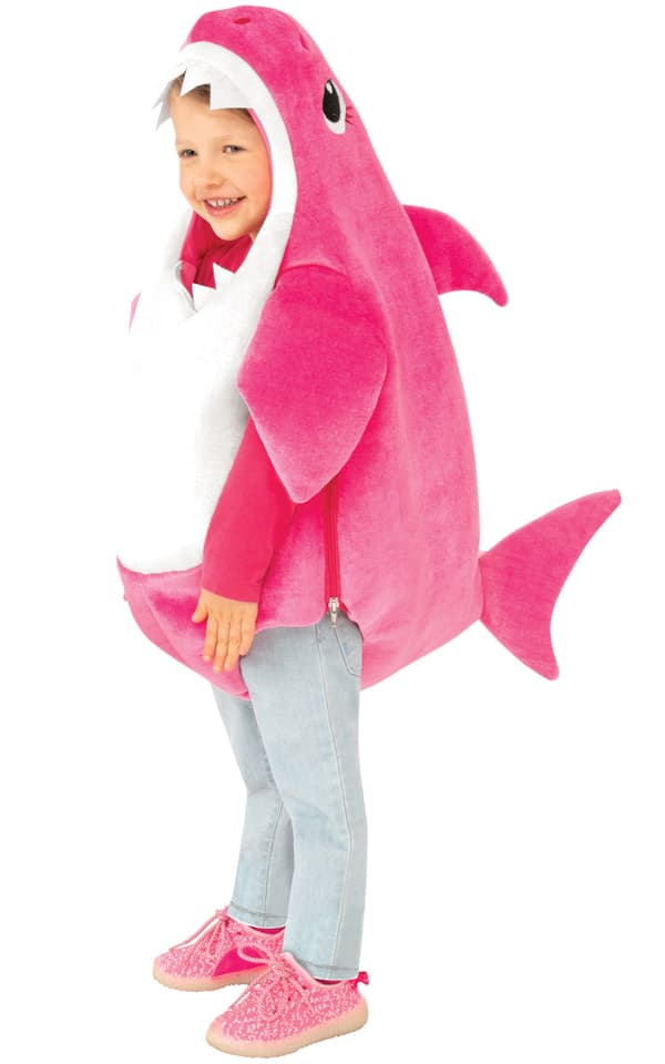 Mommy Shark Deluxe Pink Small / 36 -48 M