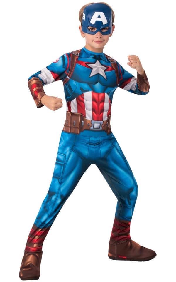 Captain America Classic Avengers Utklädning STL. L