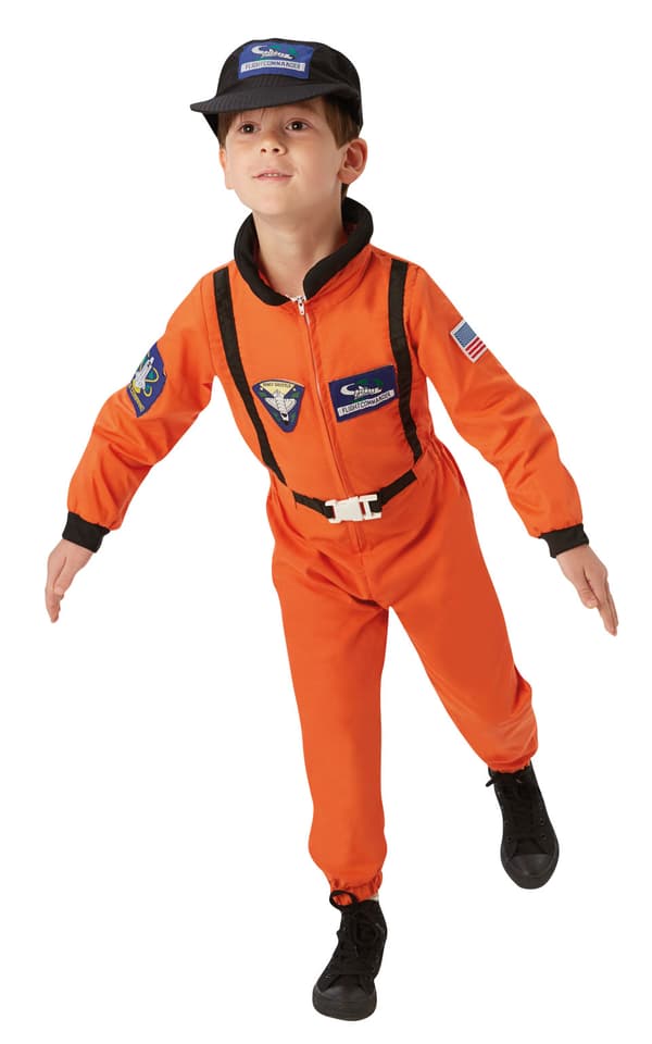 Astronaut utklädningsdräkt till barn ( Stl S)