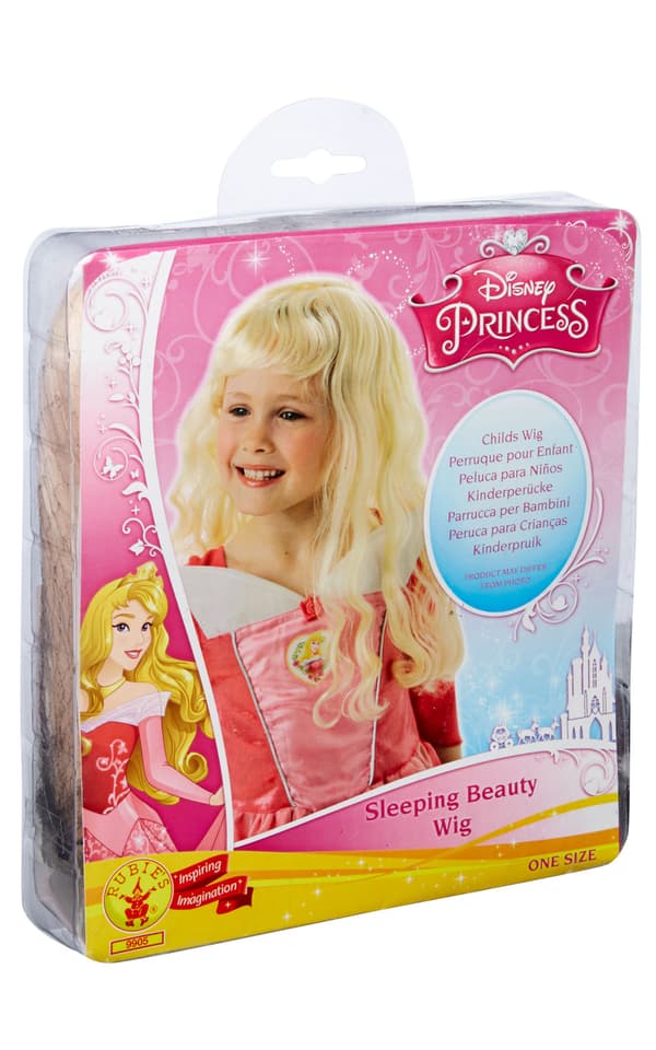Disney Prinsessan Törnrosa peruk till barn, utklädning