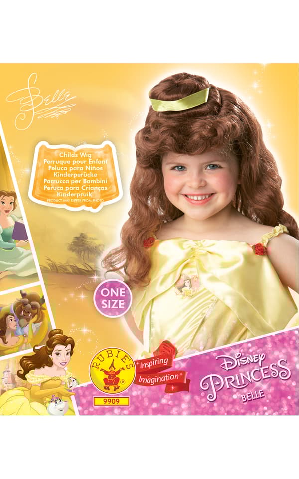 Disney Prinsessan Belle peruk till barn