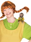 Miniatyrbild 1 av 3: Pippi Långstrump Herr Nilsson skulderfigur