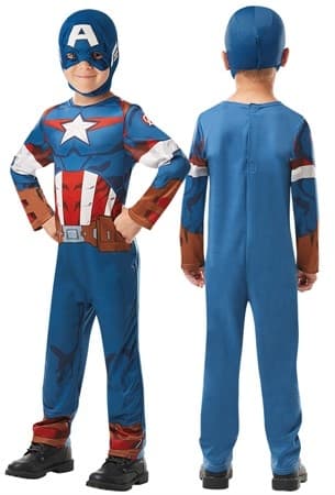 Børne Captain America Lille kostume