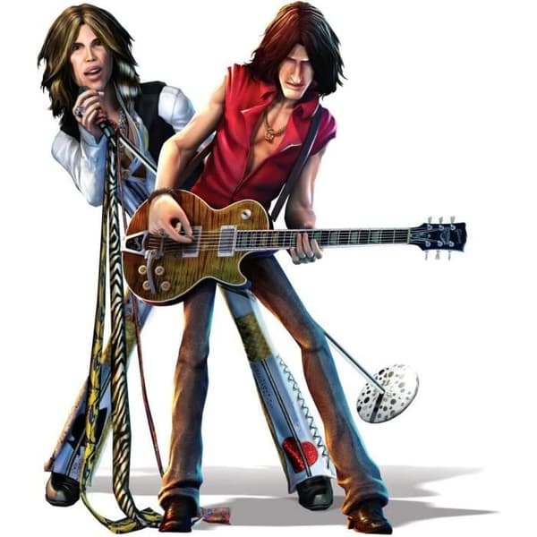 TV-spel - ACTIVISION - GUITAR HERO AEROSMITH - Inomhus - Batterier - Blandat- USED