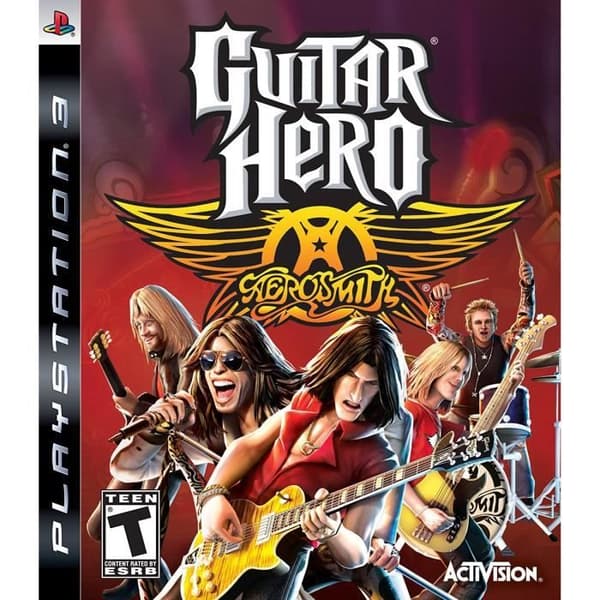 TV-spel - ACTIVISION - GUITAR HERO AEROSMITH - Inomhus - Batterier - Blandat- USED