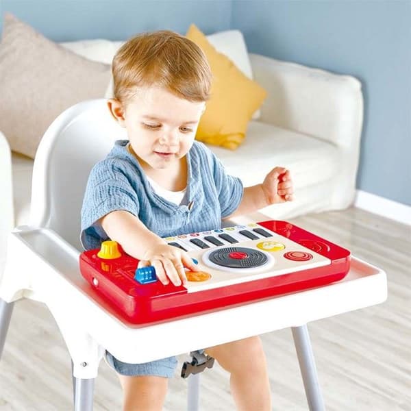 HAPE DJ mixer - Spela klaviatursolo med 4 instrumentljud och 18 roliga ljudeffekter