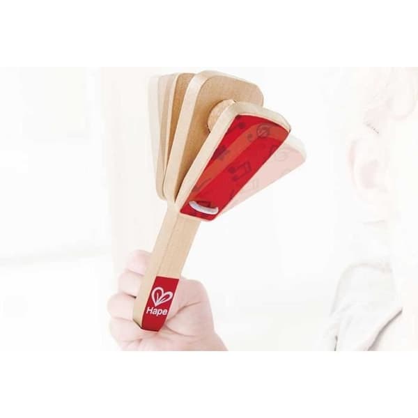 Träleksak för musikalisk medvetenhet - HAPE - E0612 - Mini flerfärgsorkester