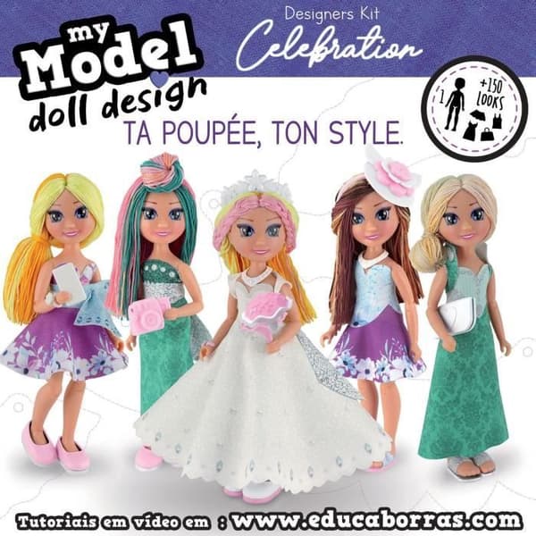 Modespel - EDUCA - Min modell - Dockdesign - Firande