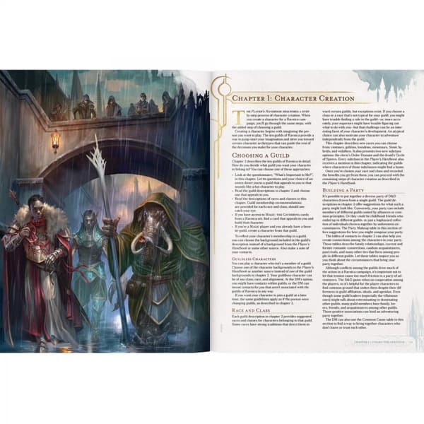 Dungeons and Dragons 5e: Guildmaster's Guide to Ravnica Settings Book