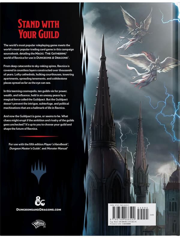 Dungeons and Dragons 5e: Guildmaster's Guide to Ravnica Settings Book