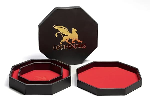 Dice Tray Octagon - Red