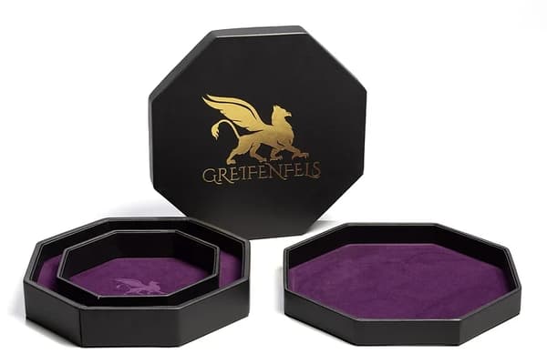 Dice Tray Octagon - Purple