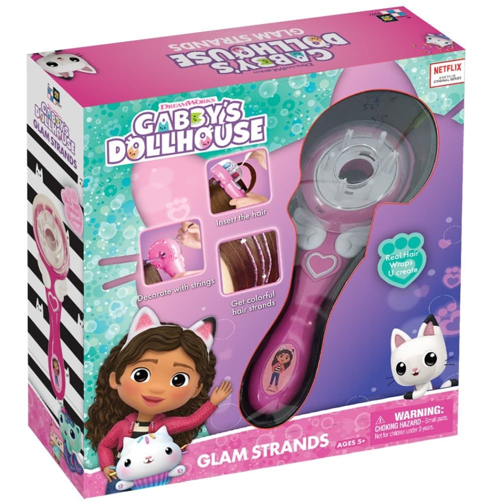 Gabby's Dollhouse Glam Strands, Hårpyssel CDON