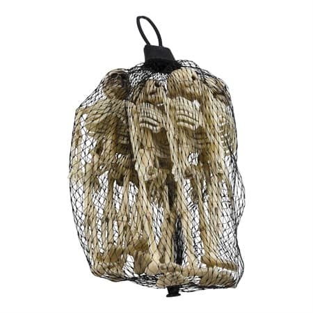 Påse med Skelett 15 cm, 6 st