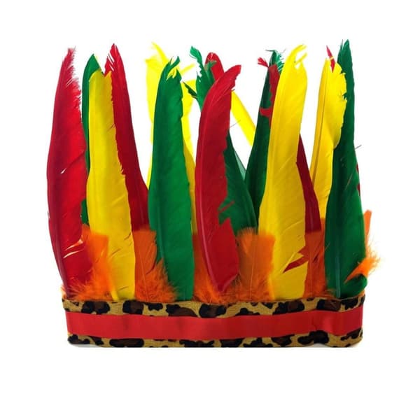 Indian headdress colored