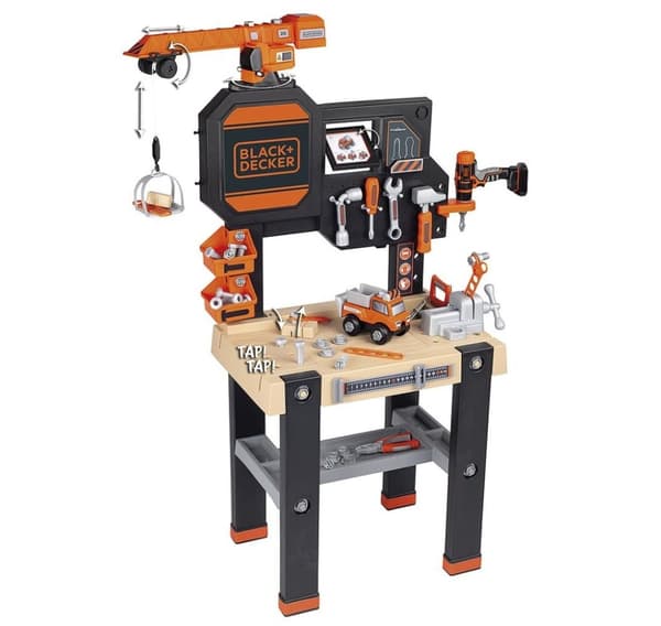 Smoby Arbeidsbord med B&D kran 93 stk