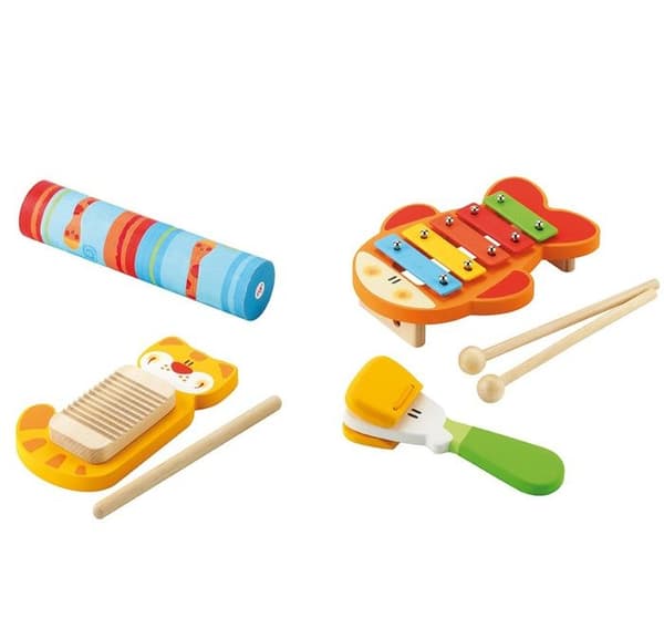 Musikinstrument - SEVI - 82671 - Rhythms & Sounds Set - Mixed - Barn - Flerfärgad - 19x20,5x4,3 cm