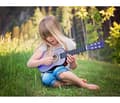 Miniatyrbild 2 av 4: Ulysse Couleurs D'Enfance - 4075 - Gitarr - Blå 19780