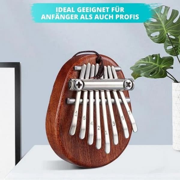 MAVURA Toy Musical Instrument » Mini tumpiano Kalimba fingermusikinstrument Mahogny trä tumpiano tumpiano
