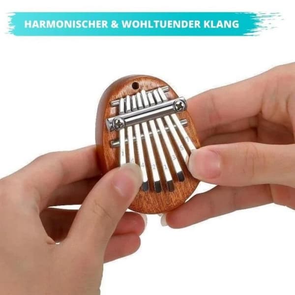 MAVURA Toy Musical Instrument » Mini tumpiano Kalimba fingermusikinstrument Mahogny trä tumpiano tumpiano