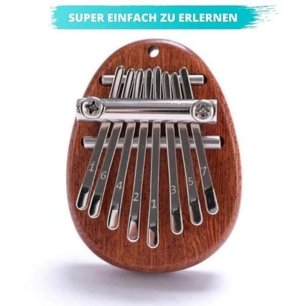 MAVURA Toy Musical Instrument » Mini tumpiano Kalimba fingermusikinstrument Mahogny trä tumpiano tumpiano