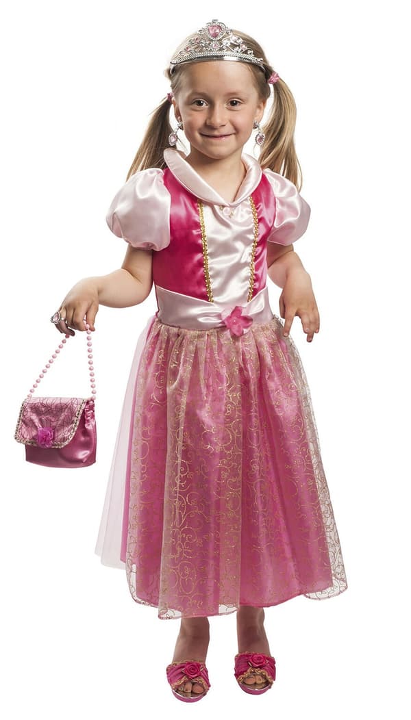 4-Girlz Prinsessklänning, Törnrosa 4-7 år