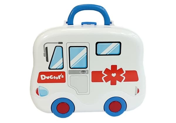 Doctor's Set i en resväska på hjul