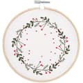 Miniatyrbild 1 av 3: Julkransbroderisats Ø 15 cm