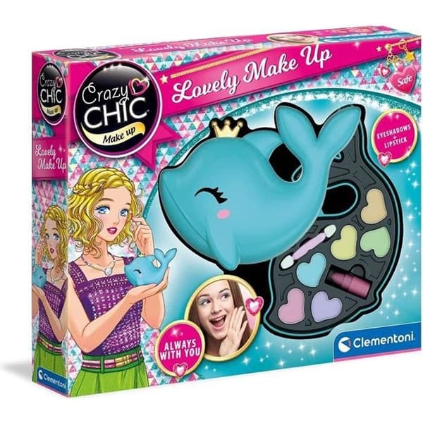 Delfin makeup palett - Clementoni - 18630 - Barn - Från 6 år