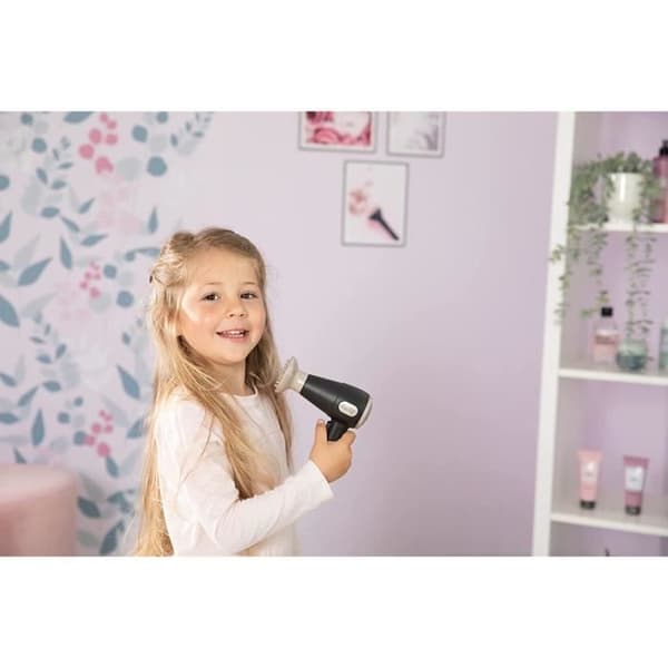Smoby - My Beauty Hair Set - Barnfrisörset - Dummy Straightener and Tork - Elektroniska funktioner - 320144