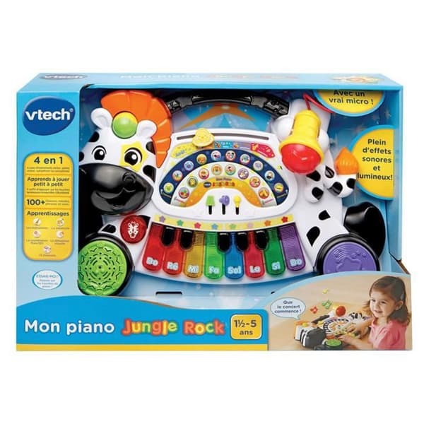 VTECH BABY - Jungle Rock - Zebra Piano - Musikalisk leksak för barn