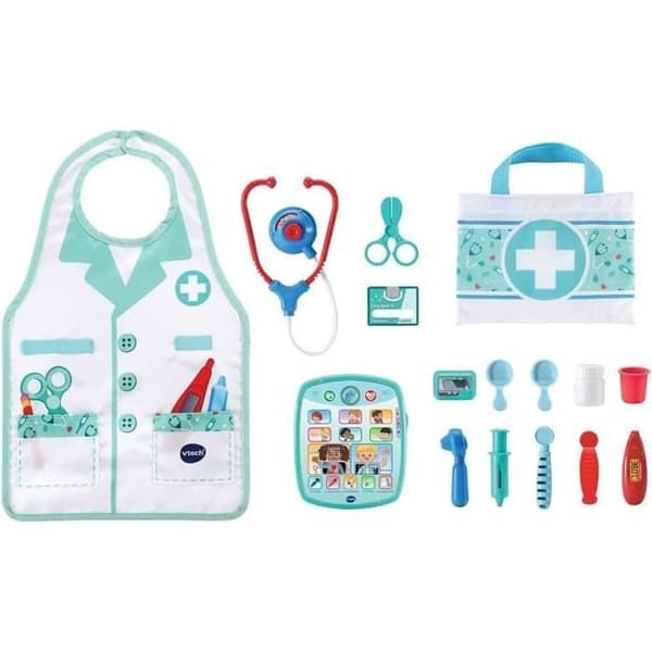 VTECH - 1,2,3 Imitate Me - Electronic Doctor Apprentice Kit - Barn låtsas leksak