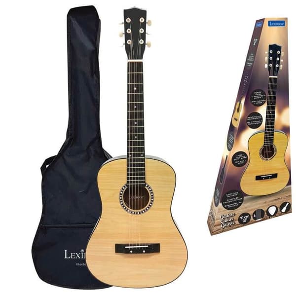 Akustisk gitarr av trä - 91 cm med gigbag