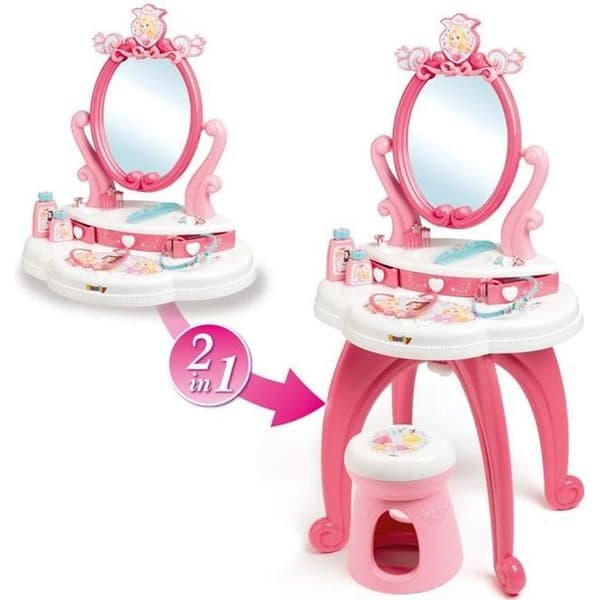 DISNEY PRINCESSES Smoby toalettbord 2 i 1 + Acs