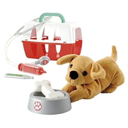 Ecoiffier Toys - Veterinärresväskan för barn Medicinsk - Imitationsspel - 8 stycken - Från 18 månader