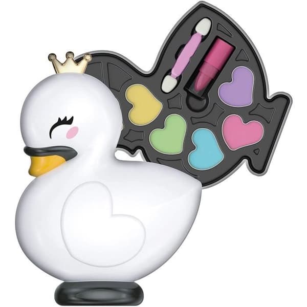 Swan makeup palett - Clementoni - 18632 - Mjuka nyanser - För barn från 6 år