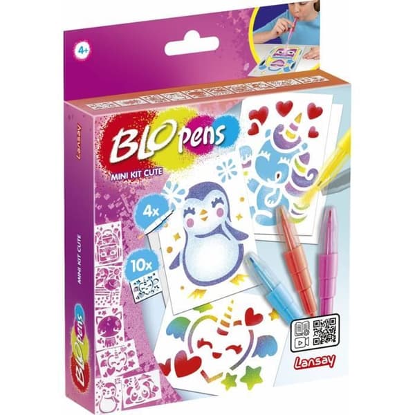 Kreativ leksak - LANSAY - Söt Blopens minikit - Airbrush-effekt - Flerfärgad