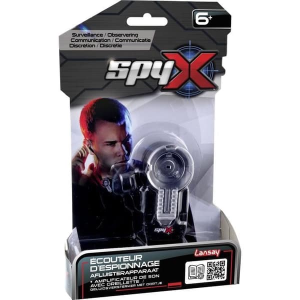 Spy X - Spyhörlurar - Spionleksaker & tillbehör - Spionset för barn - Från 6 år - Lansay