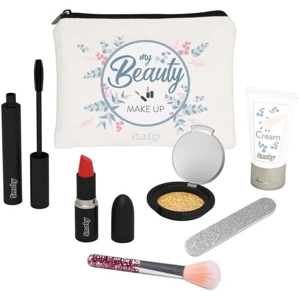 Sminkset - Smoby - My Beauty Sminkset - Sminkväska - 6 dummytillbehör ingår