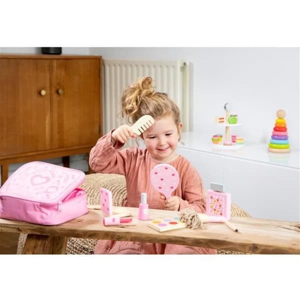 Nytt Classic Toys Sminkfodral i trä - 18290 - Rosa