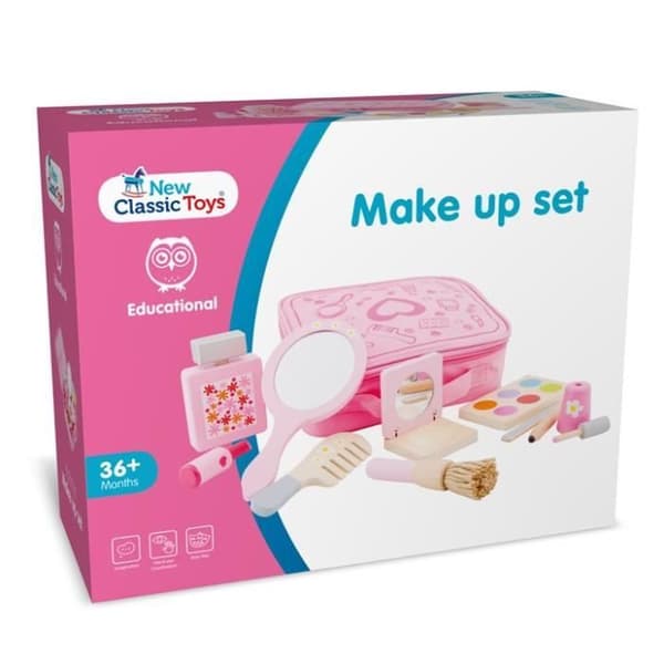 Nytt Classic Toys Sminkfodral i trä - 18290 - Rosa
