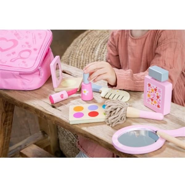 Nytt Classic Toys Sminkfodral i trä - 18290 - Rosa