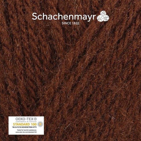 Modespel - sömnad - styling Mez - 9807589-08281 - Schachenmayr Bravo Softy, 50G braun stickgarn