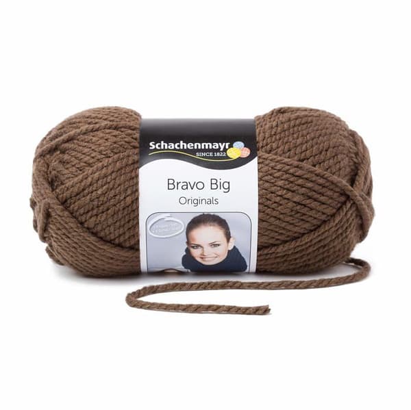 Modespel - sömnad - styling Schachenmayr - 9807705-00110 - Bravo Big, 200G taupe stickgarn