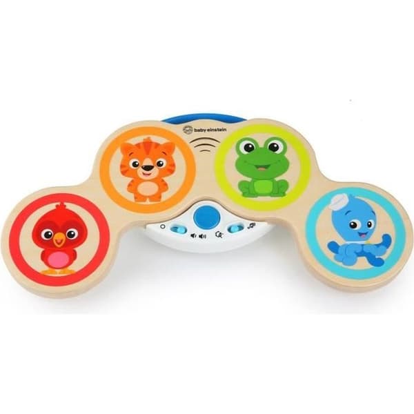 Baby Einstein taktila och elektroniska musikaliska utvecklingsleksak i trä - Magic Touch Drums HAPE