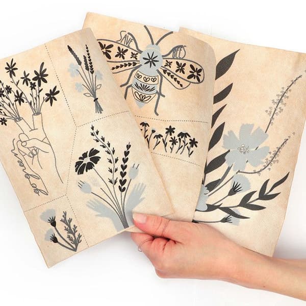 Broderikit för kläder natur
